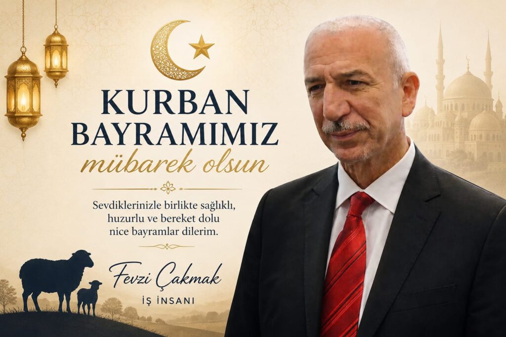 İş insanı Fevzi Çakmak, Kurban Bayramı dolayısıyla yayımladığı mesajında birlik, beraberlik ve paylaşmanın önemine dikkat çekti.Fevzi Çakmak mesajında şu ifadelere yer verdi